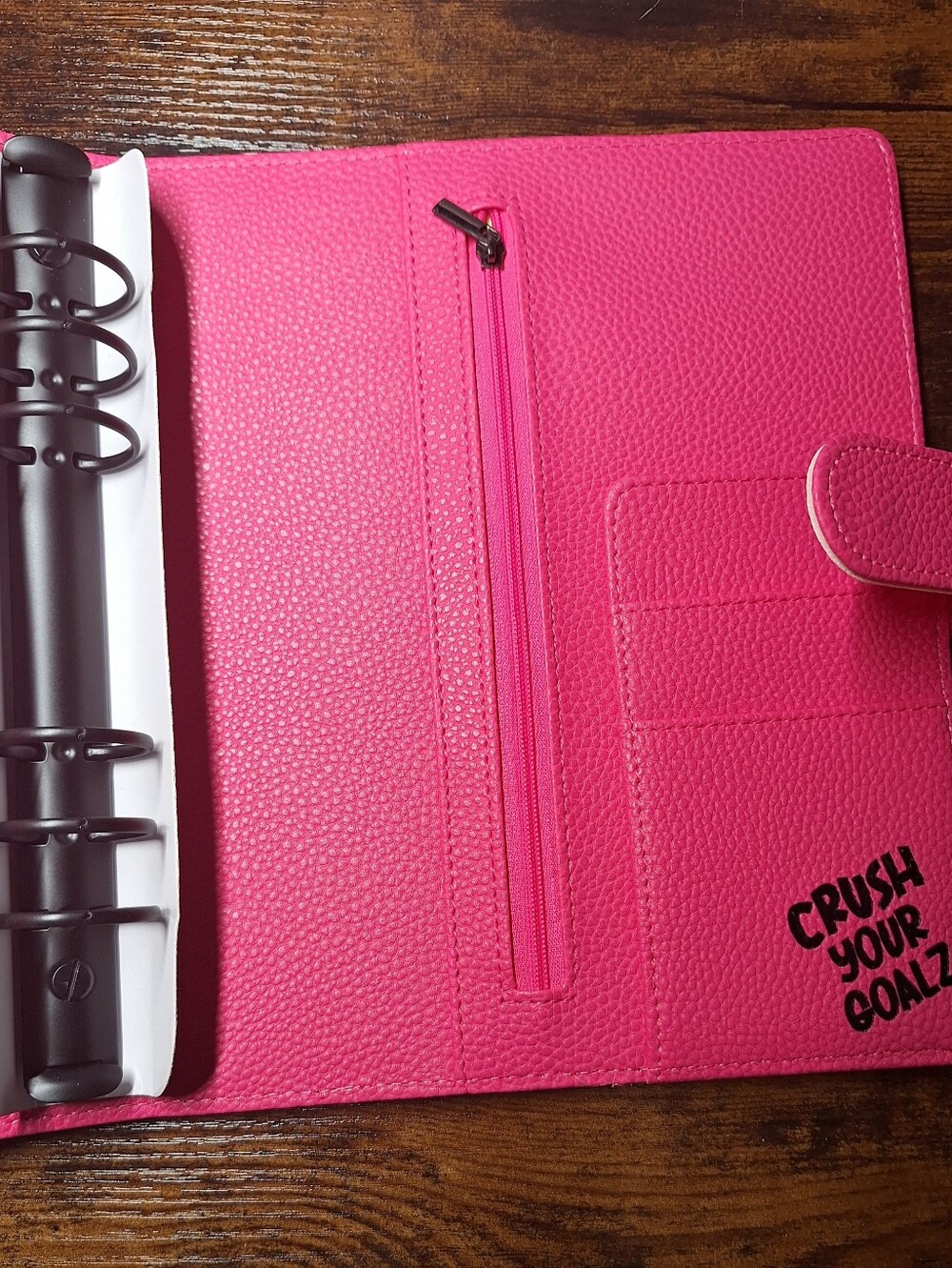 Planner Binder A5 Hot Pink, Budget Binder, Organizer - Picture 3 of 3